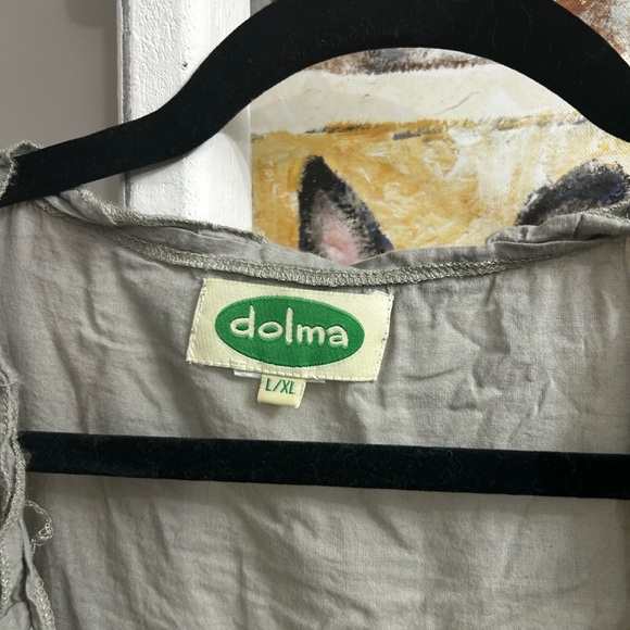 Green Ruffled Duster - Picture 3 of 4